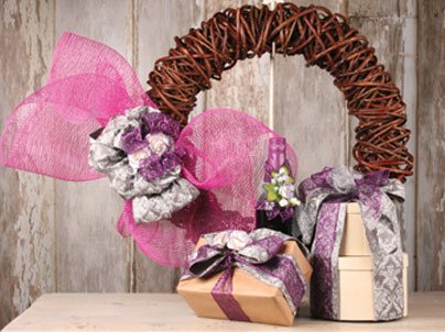How to make DIY wreath with Bowdabra bow maker tools