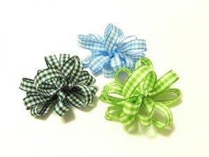 Dog Bow Tutorial: How to Make Loopy Gingham Dog Bows
