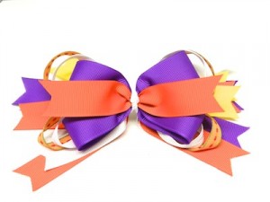 Halloween Stacked Hair Bow
