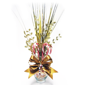 candy cane centerpieces for christmas