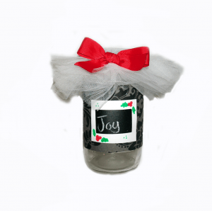 christmas jar for baked goods gifts