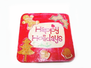 decorate wooden coasters