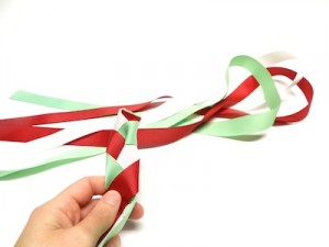 Holiday Ribbon Lollipop Wands tutorial
