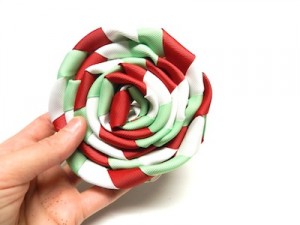 Handmade Holiday Ribbon Lollipop Wands