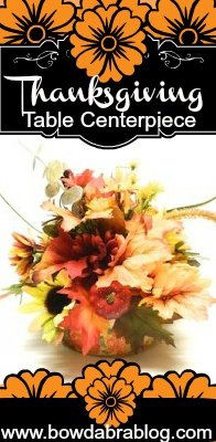 Design Thanksgiving table centerpiece for gifting