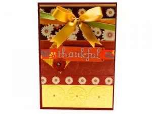 how to make a thankful card