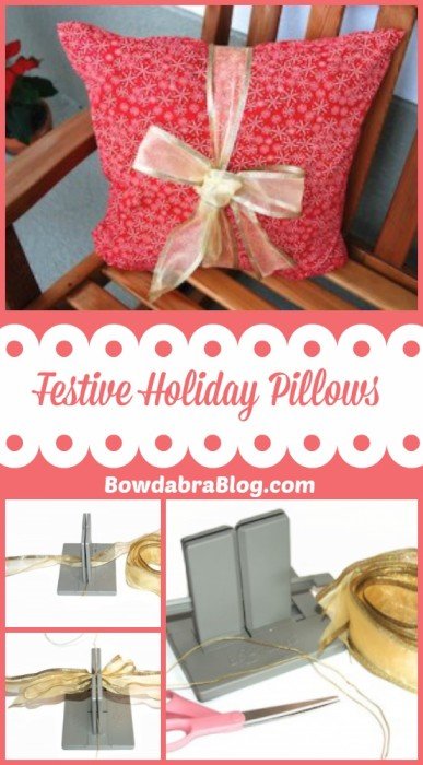 festive holiday pillows