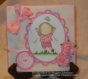 Handmade Bowdabra Valentine’s Day Card