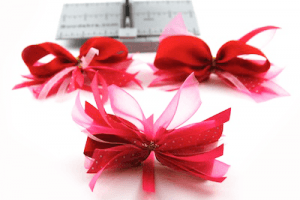 Perfect Scrap Ribbon Valentine Bows