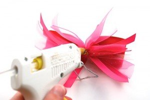 Spiky Bow  with Scrap Ribbon 