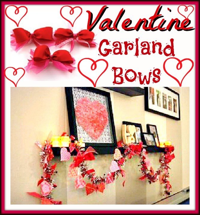 Bowdabra Valentine Garland Bow