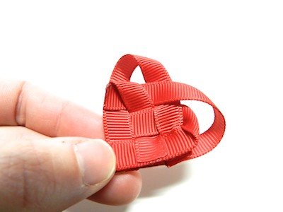 Ribbon Heart Shape Valentine's Day DIY Craft