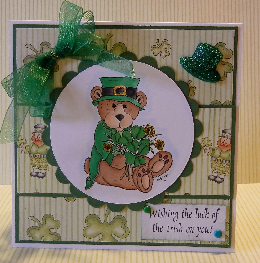 St. Patrick’s Day Lucky Patty Bear Card