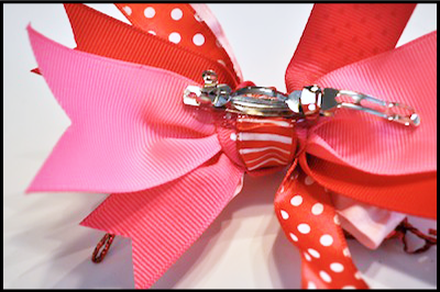 Adorable Valentine Heart Bows 