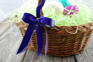 Easter Basket with Ribbon Tutorial