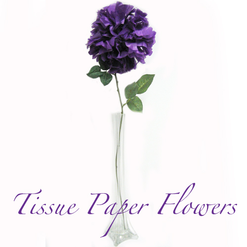 Tissue Paper Flowers DIY crafts