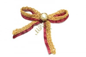 Satin Ribbon Bow for Christmas in July Gifts 