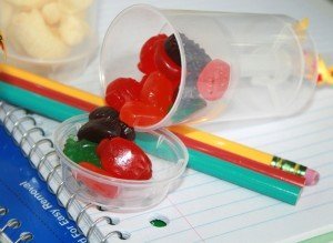 Back-To-School Push Pop Lunch Snacks Back to School Snack crafts Ideas