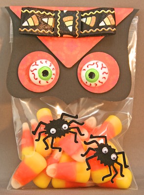 Handmade Halloween Owl treat bags