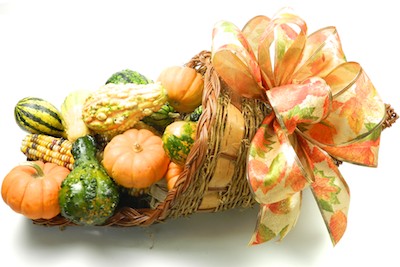 How to make a Thanksgiving cornucopia basket