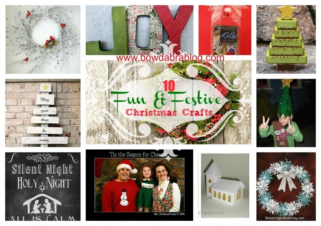 10 Fun & Festive Christmas Crafts
