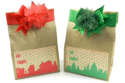 Handmade Christmas Gift Bags