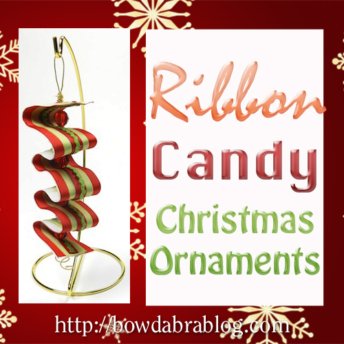 Ribbon Candy Christmas Ornaments