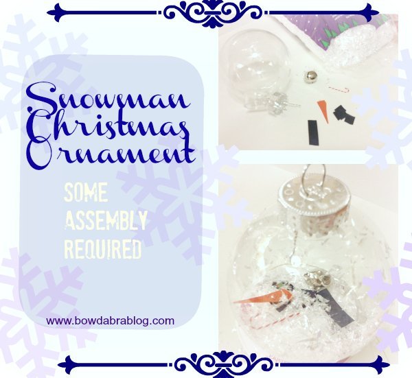 Snowman Christmas Ornament