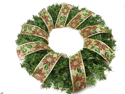 Christmas Pine Wreath Bowdabra Bow