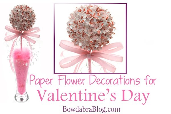 DIY Paper Flower Balls for Valentine’s Day 