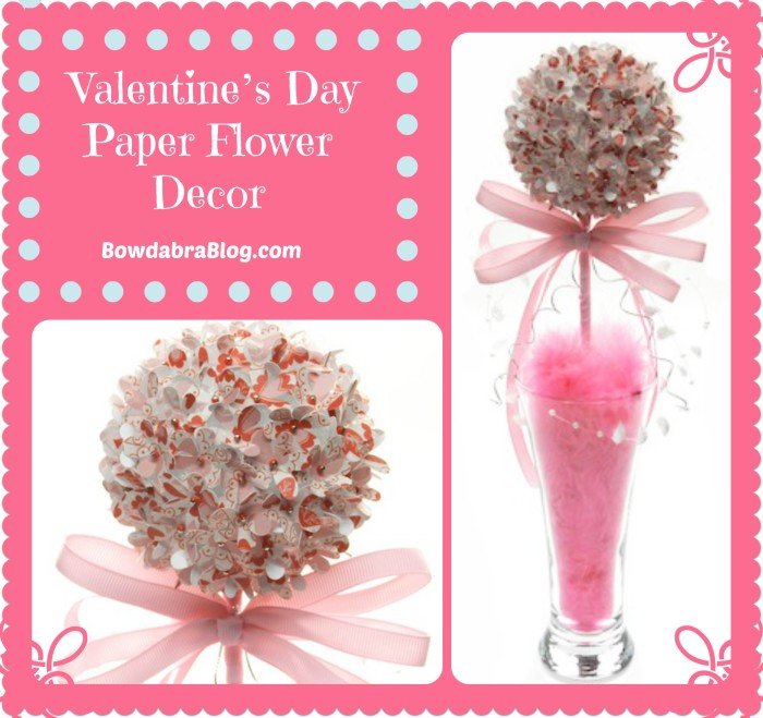 Valentine's Day Paper Flower decor