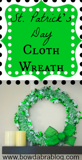 St. Patrick's Day Cloth Wreath