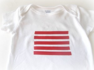 American Flag on Shirt