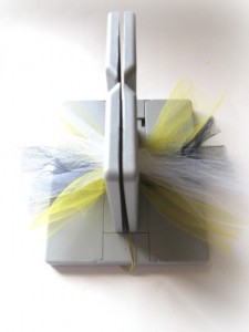 Colored Tulle bow with Bowdabra tool