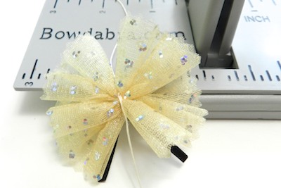 Tulle Boutique Dog Bow Tutorial for Small Dogs : Bowdabra