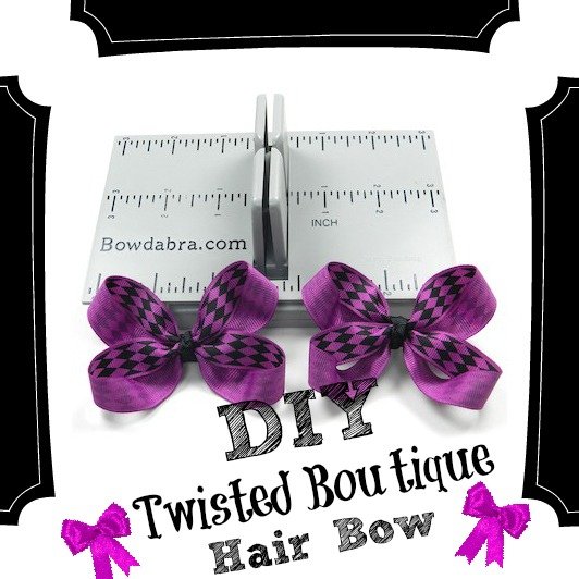twisted boutique hair bows Bowdabra