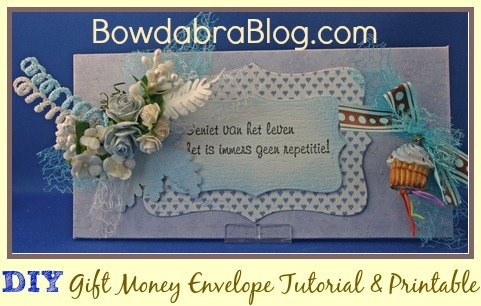DIY Gift Money Envelope Tutorial Bowdabra Blog