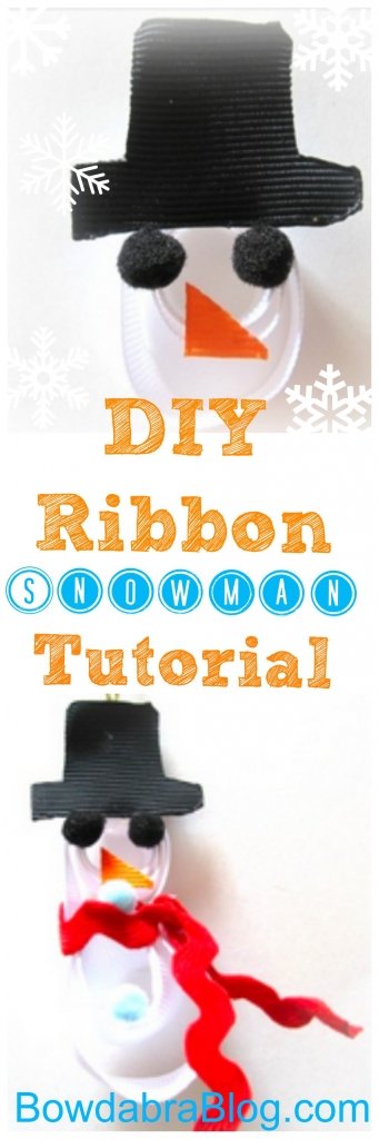 DIY Ribbon Snowman Tutorial