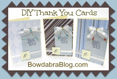 DIY Thank You Cards Bowdabra Blog Tutorial