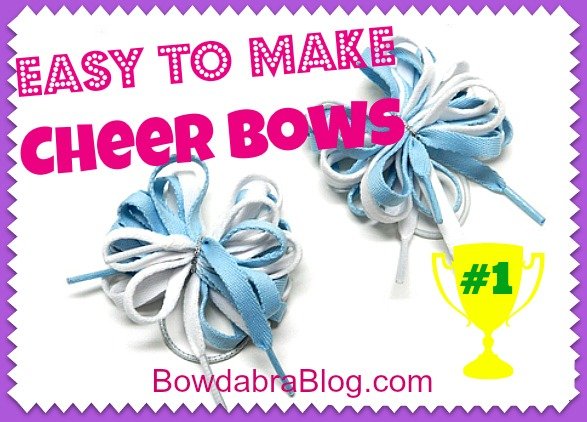 Easy to Make Cheer Bows