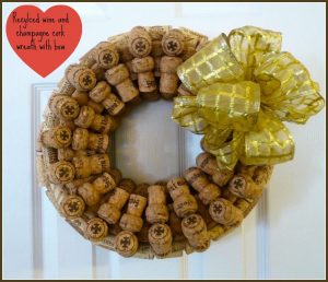Recycled Wine Cork Wreath