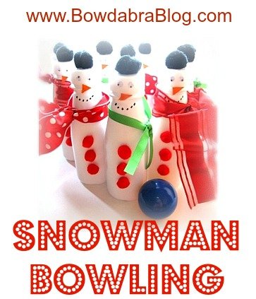 Snowman Bowling Bowdabra Blog Kid Fun