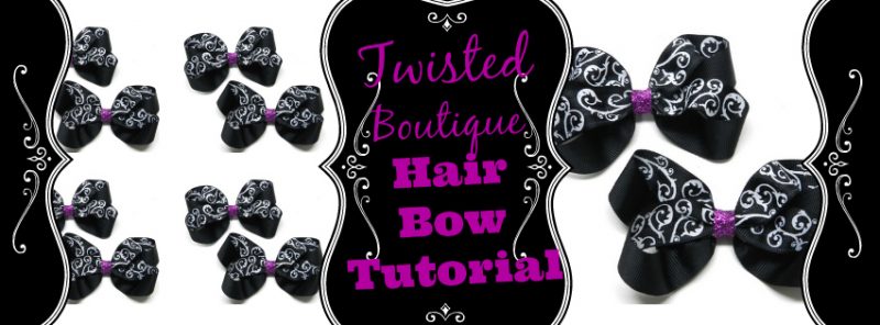 Twisted Boutique Hair Bow Tutorial