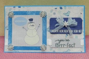 You're Brrr-fect Winter Card with Bowdabra Bow @bowdabra www.bowdabrablog.com