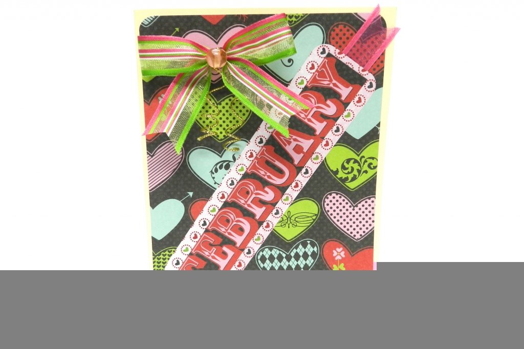 Valentines Day Card with Mini Bowdabra Bow