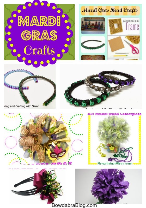 Mardi Gras Craft Projects