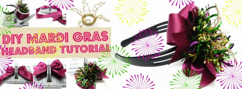Mardi Gras Crown Headband Bowdabra Blog