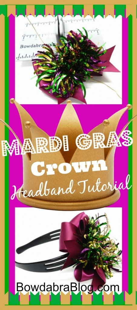 Mardi Gras Crown Headband Bowdabra Blog2