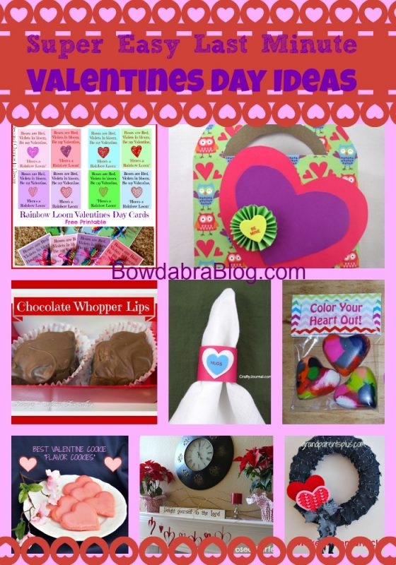 Super Easy Last Minute Valentines Bowdabra Blog