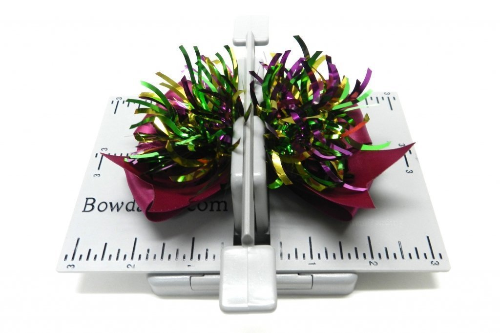 Mardi Gras Crown Fascinator with Bowdabra Bow